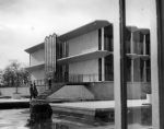 (25940) Buildings, McGregor Memorial, Gardens, Yamasaki, 1960s