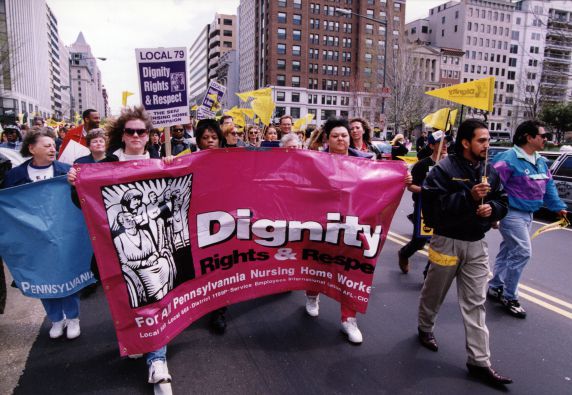 (29222) Local 79, Dignity Beverly Demonstration, Washington, D.C. and Leesburg, Pennsylvania, 1996