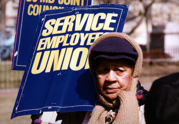 (29597) Demonstrator, Healthcare Reform Rally, Washington, D.C., 1994