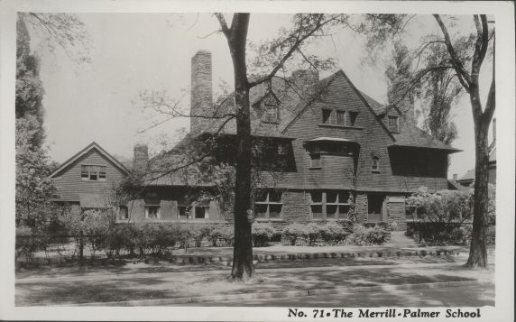 (30744) Merrill-Palmer Institute, Freer House, Detroit, Michigan, Circa 1920s