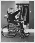 (35992) Wheelchair-modified closet, 1966-1969