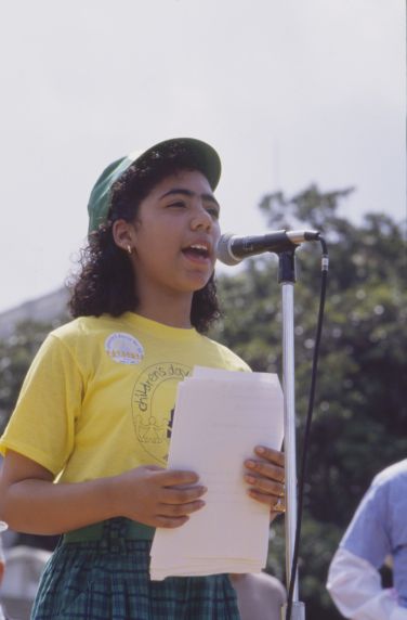 (36005) AFSCME, Children's Day on the Hill speaker, 1989