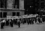 Chicago Teachers' Union (CTU), demonstration, Chicago, Illinois