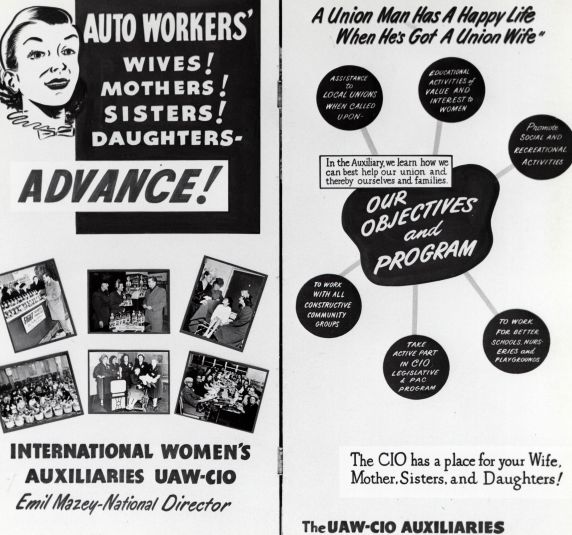 (11370) UAW, Women's Auxiliary, Flyer