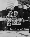 (11453) General Motors Strike, Fleetwood Plant, Detroit, Michigan, 1939