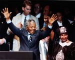 (11473) Nelson Mandela, Winnie Mandela, Detroit, Michigan, 1990