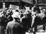 (12277) Ford Hunger March, Funeral Procession, Police, 1932