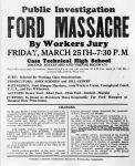 (12282) Ford Hunger March, Workers' Inquiry, Flyer, 1932