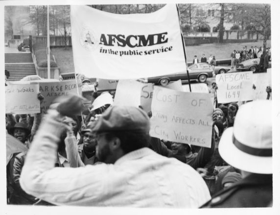 (12517) AFSCME Atlanta Local 1644 members demand pay raise