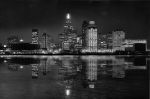 (2909) Skyline, Detroit, Riverfront, Night Views, 1968
