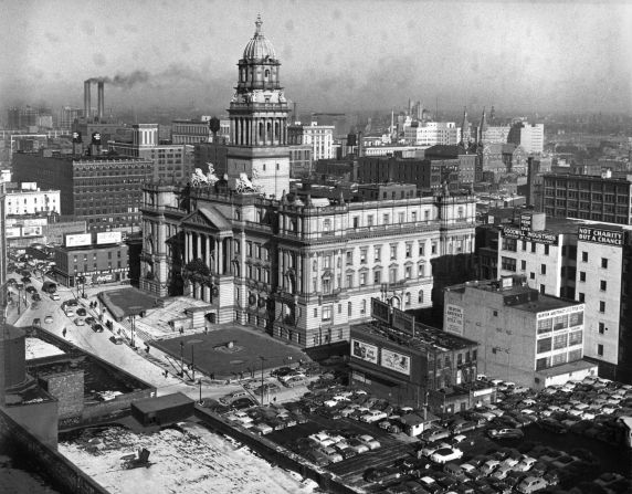 (2342) Buildings, Wayne County Building, Detroit, C.1950s