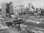 (2448) Buildings, Transportation, Trains, Grand Trunk Railroad Station, Detroit, 1973