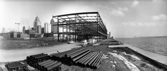 (2469) Buildings, Construction, Cobo Hall, Detroit, 1958
