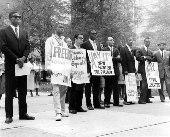 (24848) NAACP, Demonstrations, State Capitol, Lansing
