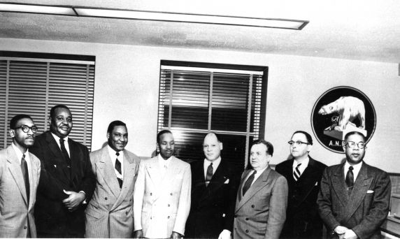 (24854) NAACP, Officers, Detroit, 1955