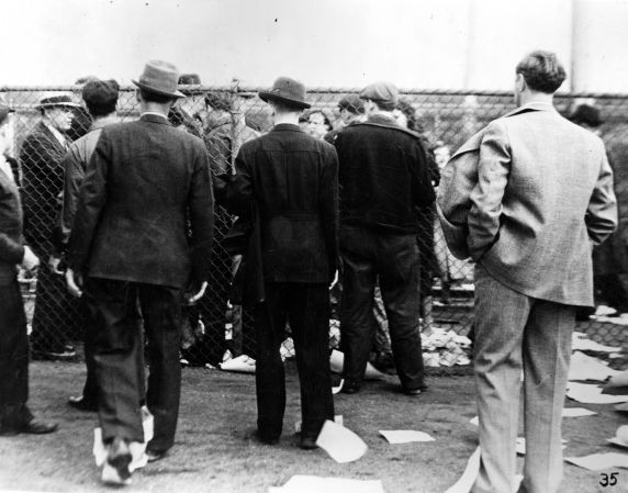(25248) UAW Organizing, Battle of the Overpass, Dearborn, 1937