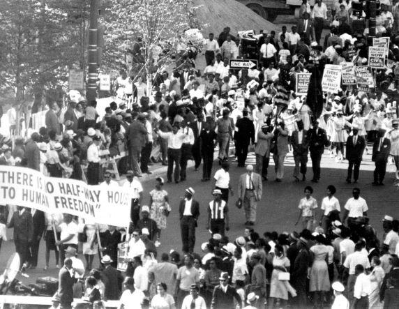 (25335) Civil Rights, Demonstrations, "March to Freedom," Detroit, 1963