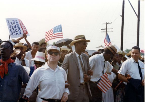 (25899) Civil Rights, Demonstrations, "Meredith March Against Fear," Mississippi, 1966