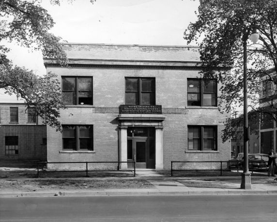 (26078) Buildings, Mortuary Science, Exterior View, Detroit, c.1940s