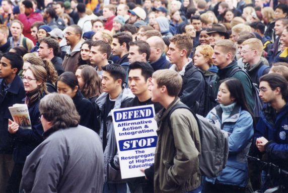 (28070) Demonstrations, Affirmative Action, University of Michigan, 2001