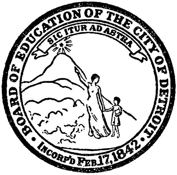 (28392), Seal, Board of Education of the City of Detroit, Detroit, Michigan, 1929.