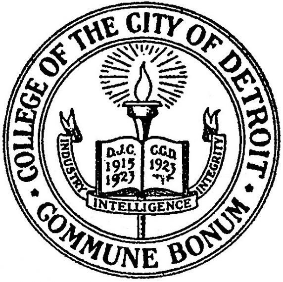 (28393), College seal, College of the City of Detroit, Detroit, Michigan, 1925.