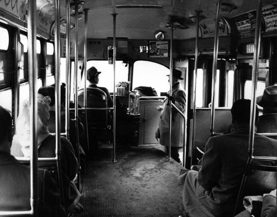 (2845) Streetcars, Interiors, Detroit, Michigan, 1956