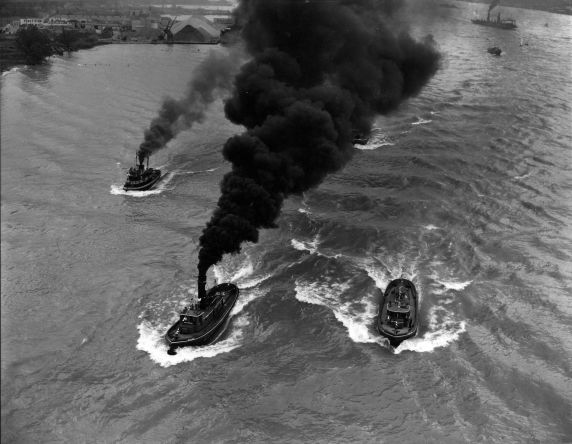 (2854) Boat Races, Detroit,River, Michigan, 1950