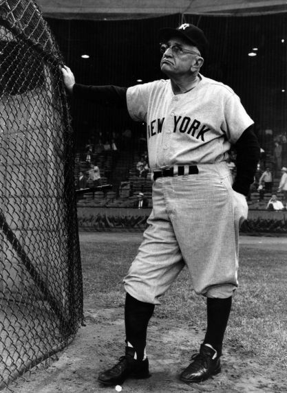 (28627) Sports, Baseball, Casey Stengal, NY Yankees, Tiger Stadium, 1958