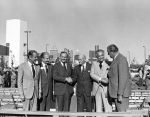 (28666) Detroit Free Press Riverfront Plant, Mayor Young, 1979