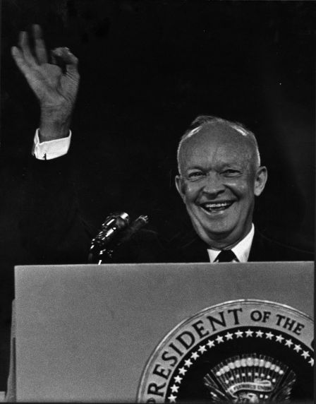 (28792) Presidents, Campaigns, Dwight D. Eisenhower, Chicago, 1956