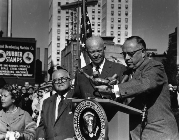 (28813) Presidents, Eisenhower, Miriani, Detroit, 1958