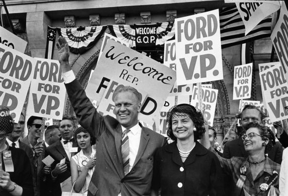 (28816) Gerald Ford, Republican National Convention, Chicago, 1960