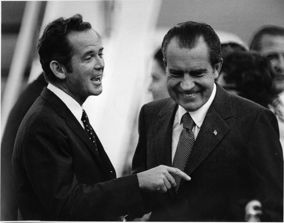 (28864) Presidents, Richard Nixon, William Milliken, Metro Airport, 1971