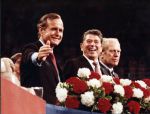 (28868) Presidents, Ronald Regan, Jerry Ford, George H.W. Bush, Detroit, 1980