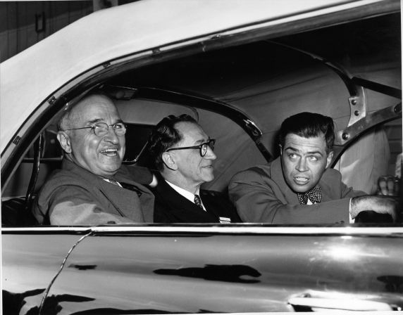 (28871) Presidents, Harry Truman, Albert Cobo, G. Mennen Williams, Detroit, 1955