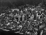 (2907) Skyline, Detroit, Riverfront, Central, 1940