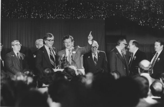 (29154) Senator Edward Kennedy and AFT President Albert Shanker