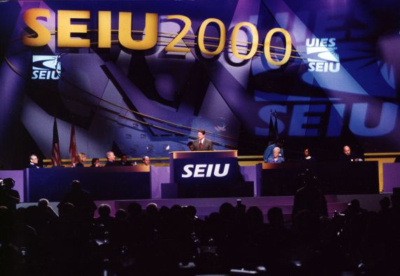 (29191) Al Gore, Executive Officers, SEIU 22nd International Convention, Pittsburgh, Pennsylvania, 2000