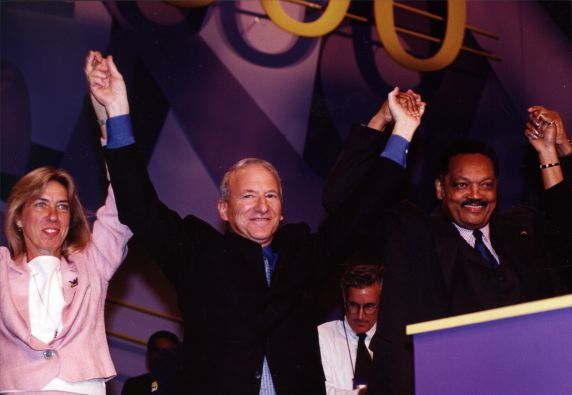 (29206) Anna Burger, Andy Stern, Jesse Jackson, SEIU 22nd International Convention, Pittsburgh, Pennsylvania, 2000