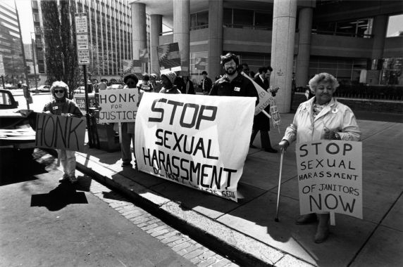 (29226) Local 525, Justice for Janitors Sexual Harassment Picket, Washington, D.C., 1988