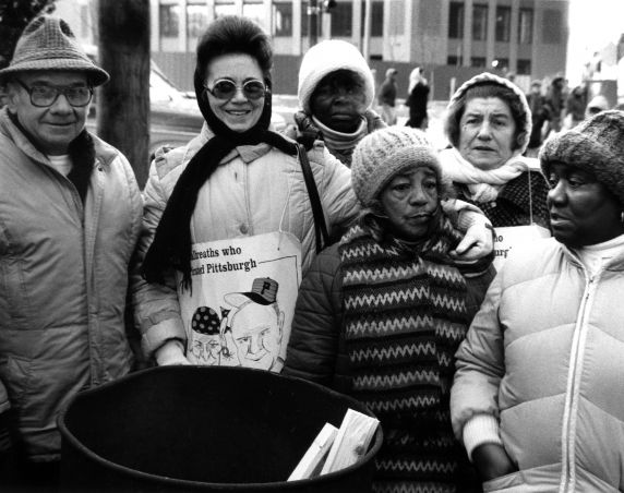 (29252) Local 29 Demonstrators, Pittburgh Lockout, Pittsburgh, Pennsylvania, 1985