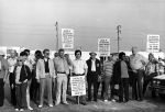 (29281) Demonstrators, Picket Line, International Jewelry Workers Union, Waltham Watch Company, 1980