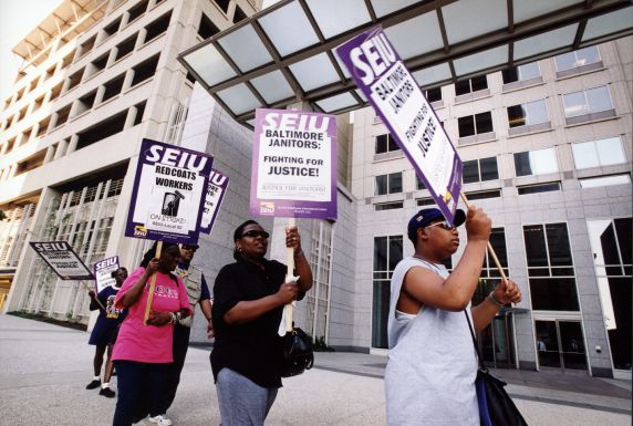 (29314) Local 82, Justice for Janitors Demonstration, Baltimore, Maryland, 2001