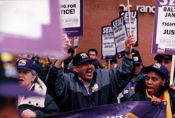 (29316) Local 82, Justice for Janitors, March for Justice, Baltimore, Maryland, 2001