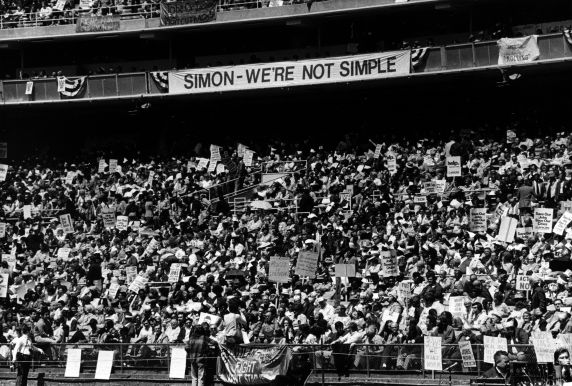 (29327) "Simon - We're Not Simple," Rally for Jobs Now, Robert F. Kennedy Stadium, Washington, D.C., 1975