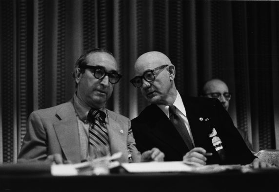 (29355) George Fairchild, Harold Israelson, 15th General Convention, San Francisco, California, 1972