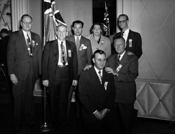 (29383) Canadian Delegation, Convention, Seattle, Washington, 1950