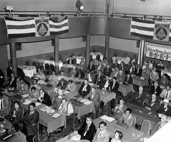 (29394) BSEIU Attendees, Western Conference, Los Angeles, California, 1957