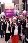 (29447) Living Wage Demonstrators, Convention, Chicago, Illinois, 1996